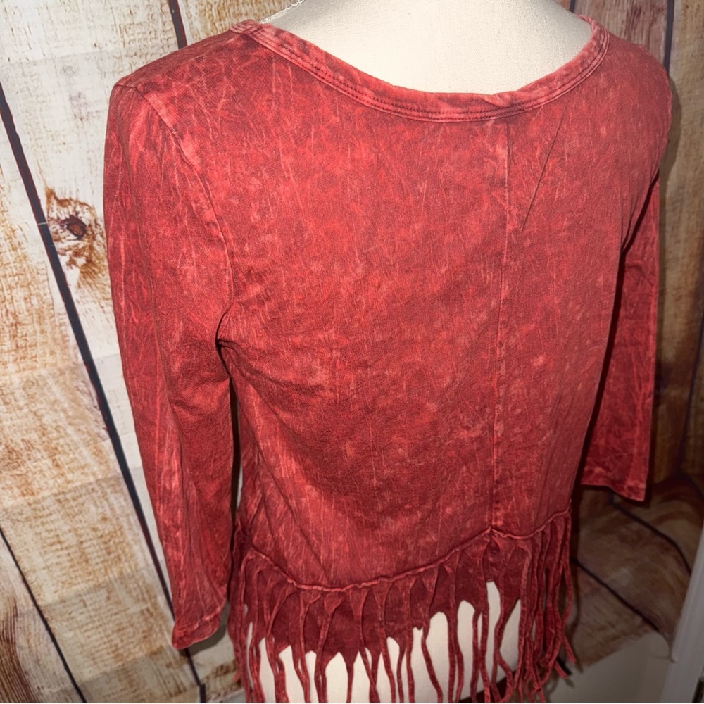 Women’s Affliction Fringe top size Small - Picture 7 of 10